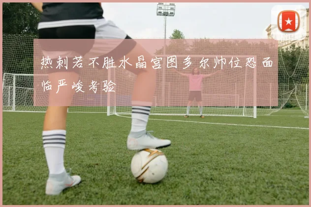 热刺若不胜水晶宫图多尔帅位恐面临严峻考验